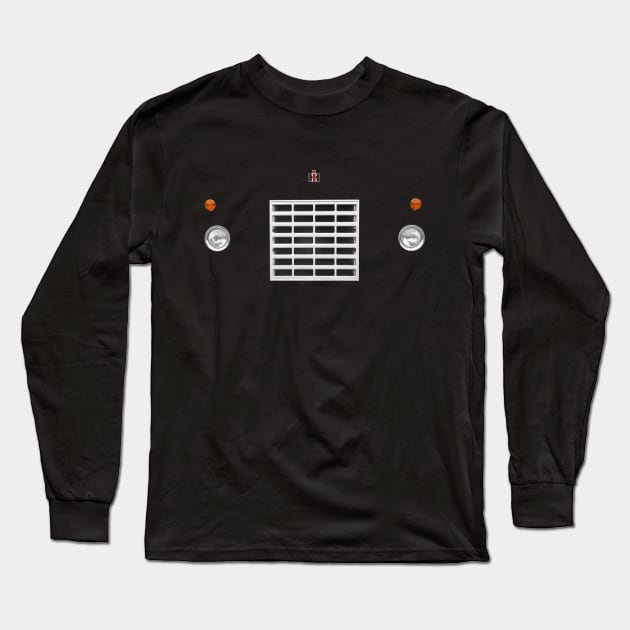 International Harvester IH Loadstar vintage truck minimalist grille Long Sleeve T-Shirt by soitwouldseem